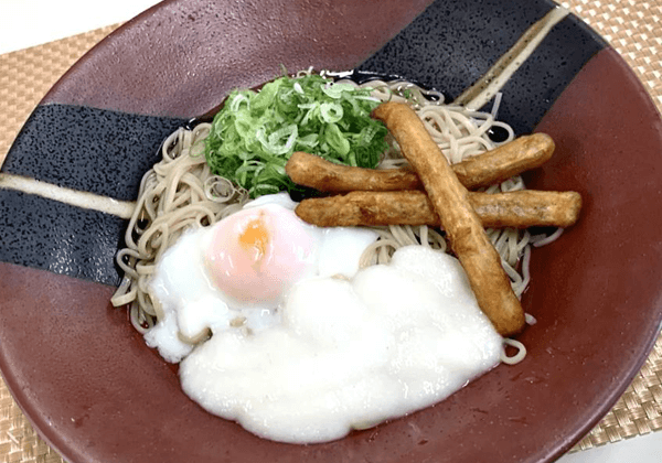 冷しとろ玉うどんorそば