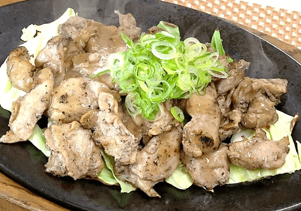 鶏ハラミ胡椒焼