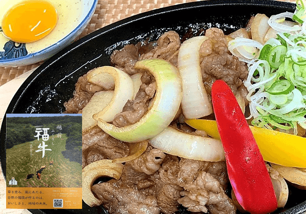越前福牛すき焼風定食