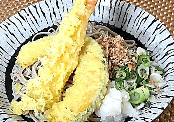 おろしそば天ぷらセット