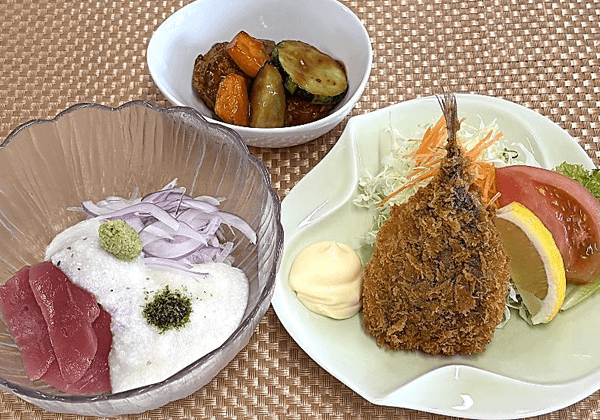 本マグロ＆国産とろろの山かけ定食