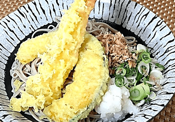 おろしそば天ぷらセット