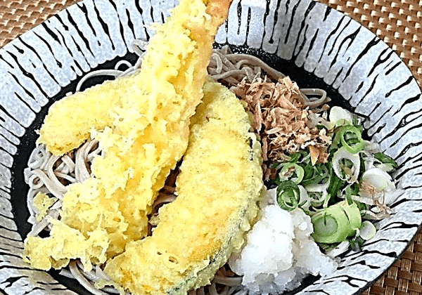 おろしそば天ぷらセット