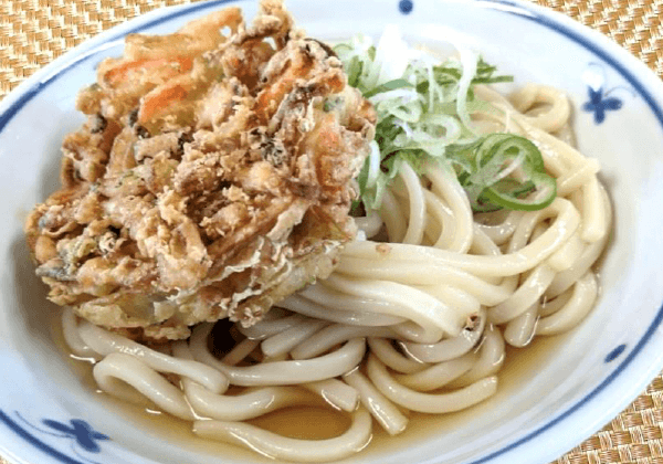 冷しかき揚げうどんorそば