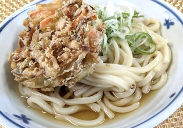冷しかき揚げラーメン